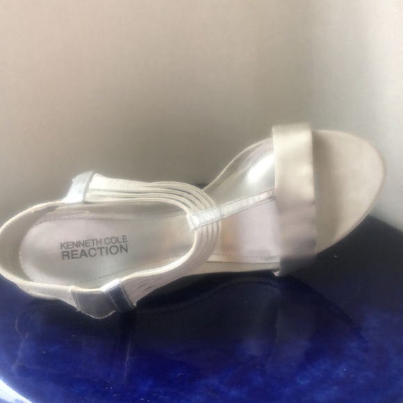 Wedding guest bridal bridesmaid bride prom dance comfortable strappy heel silver - Picture 8 of 13